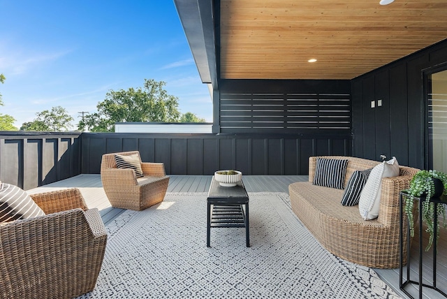 843B Dewees Ave, Nashville, TN 37204 - view of patio / terrace featuring an outdoor hangout area