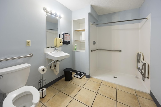 328 Cumberland St W, Cowan, TN 37318 - full bathroom featuring a stall shower and tile patterned flooring