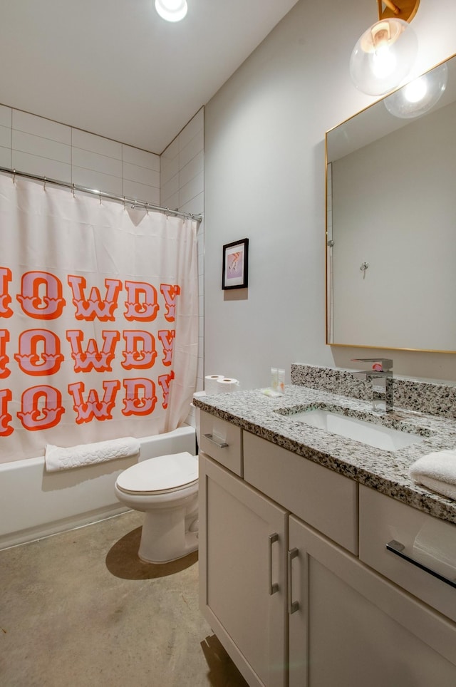 1122 Harmony Way, Nashville, TN 37207 - bathroom with shower / tub combo with curtain, toilet, and vanity