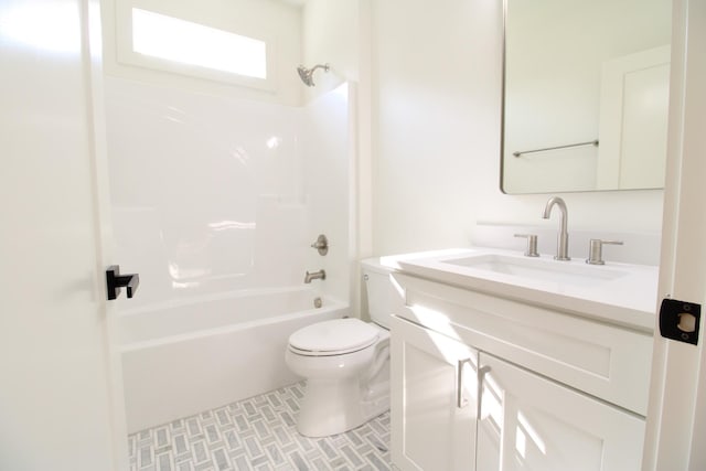 2111 Horton Way, Lewisburg, TN 37091 - full bathroom with vanity, toilet, and shower / bathtub combination