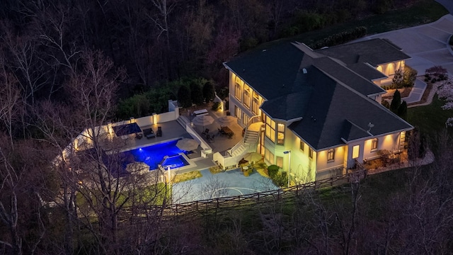 720 Valhalla Ln, Brentwood, TN 37027 - drone / aerial view