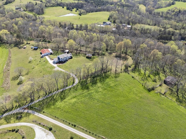 1737 Bratton Ln, Williamsport, TN 38487 - aerial view with a rural view