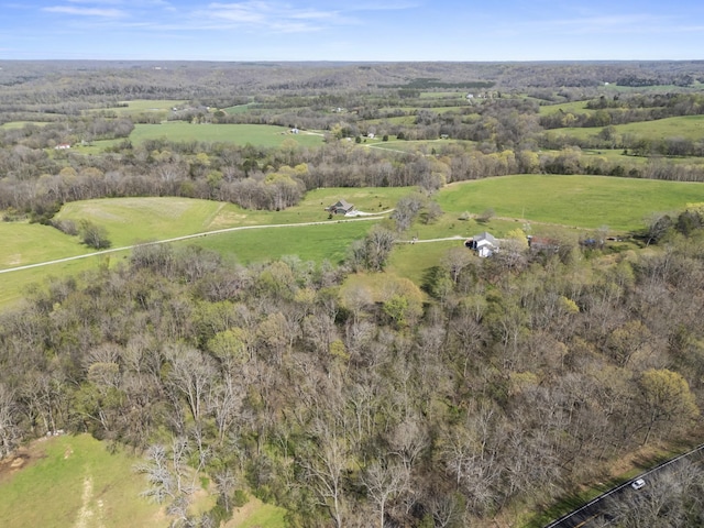 1737 Bratton Ln, Williamsport, TN 38487 - birds eye view of property featuring a rural view