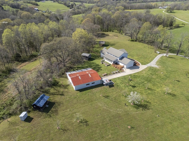 1737 Bratton Ln, Williamsport, TN 38487 - bird's eye view with a rural view