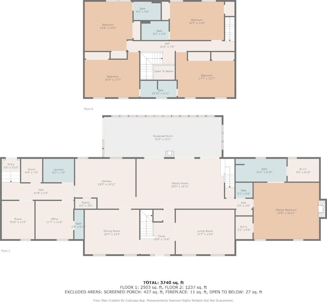 1737 Bratton Ln, Williamsport, TN 38487 - floor plan