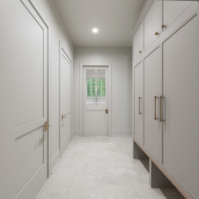 544 Bonaire Ln, Franklin, TN 37064 - mudroom featuring recessed lighting and baseboards