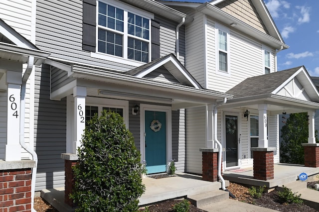 602 Bradburn Village Cir, Antioch, TN 37013 - view of front of home with covered porch