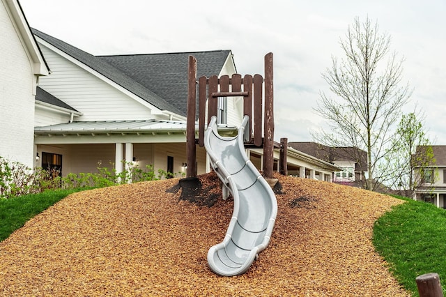 view of play area