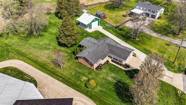 drone / aerial view
