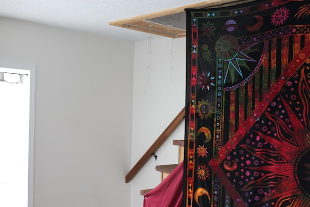 view of stairway
