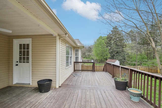 view of deck