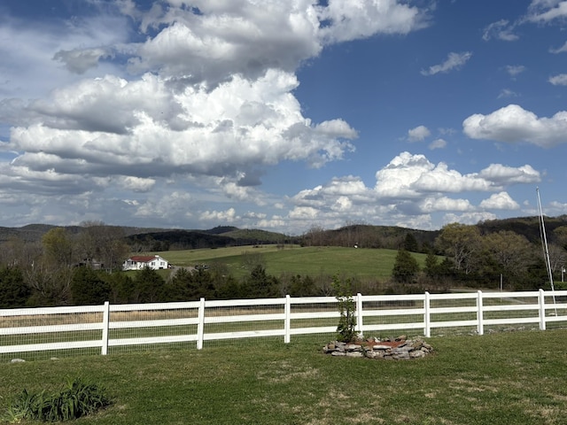 1833 Porterfield Rd, Readyville, TN 37149 - view of yard with a rural view and fence