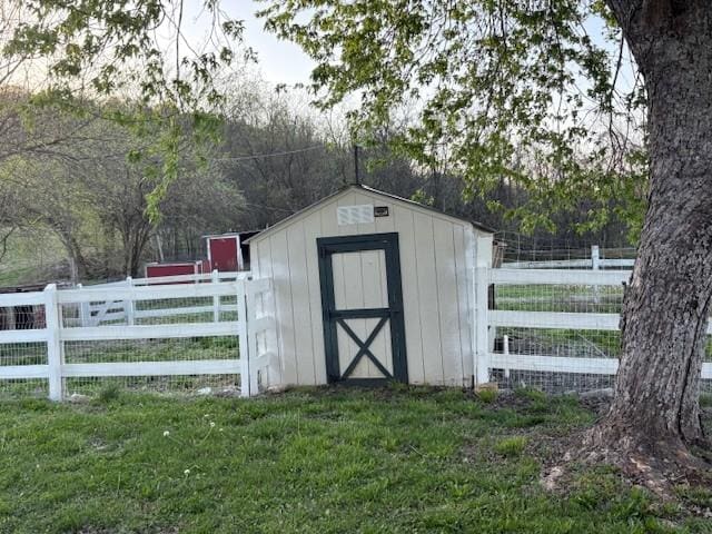 1833 Porterfield Rd, Readyville, TN 37149 - view of shed with fence