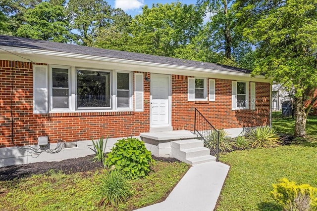 1309 Ovoca Rd, Tullahoma, TN 37388 - view of front of property with crawl space and brick siding