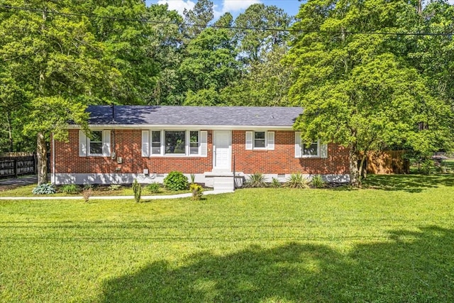 1309 Ovoca Rd, Tullahoma, TN 37388 - ranch-style home with brick siding and crawl space