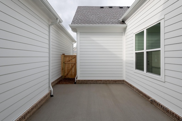 3180 Long Branch Cir, Franklin, TN 37064 - view of patio featuring a gate and fence