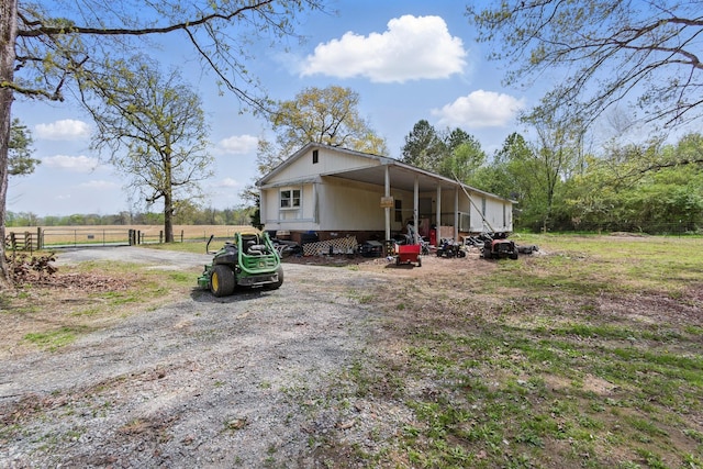 12 Dukes Ln, Kelso, TN 37348 - view of side of property with a rural view and fence
