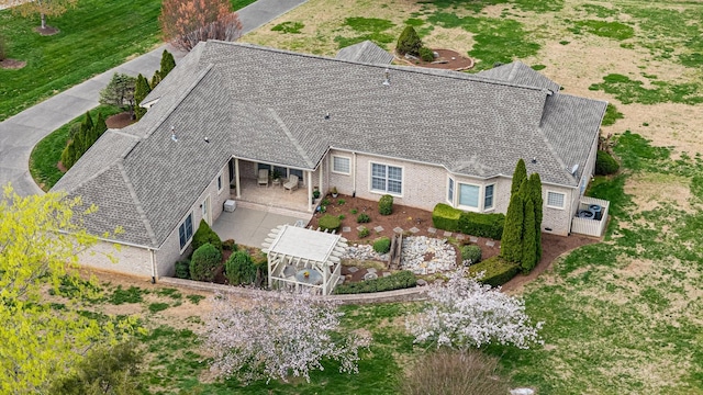 drone / aerial view