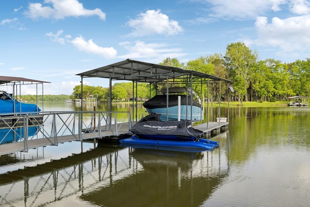 1048 Edgewater Cir, Gallatin, TN 37066 - dock area with a water view and boat lift