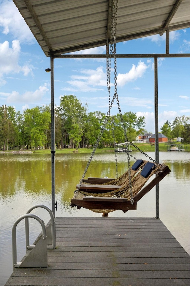 1048 Edgewater Cir, Gallatin, TN 37066 - dock area featuring a water view