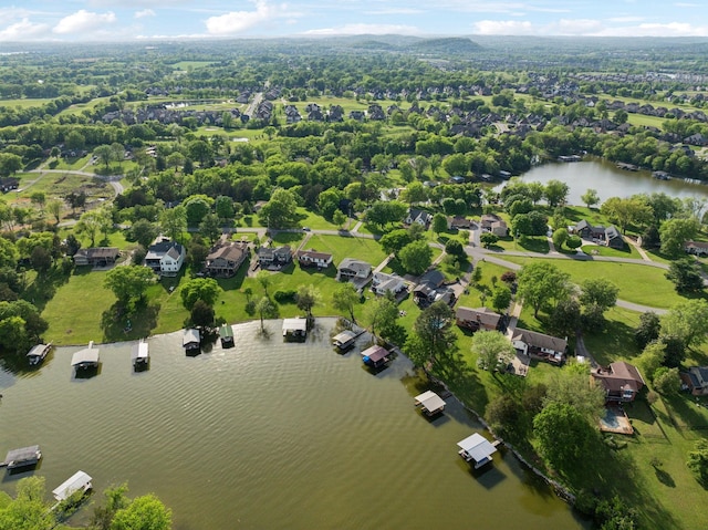 1048 Edgewater Cir, Gallatin, TN 37066 - bird's eye view with a residential view and a water view