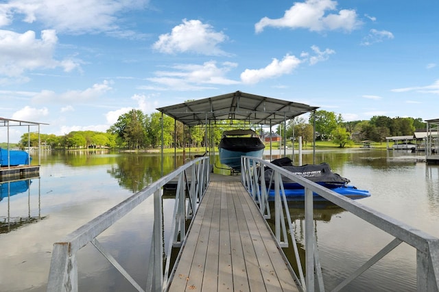 1048 Edgewater Cir, Gallatin, TN 37066 - dock area featuring a water view and boat lift