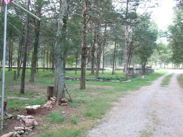 view of road