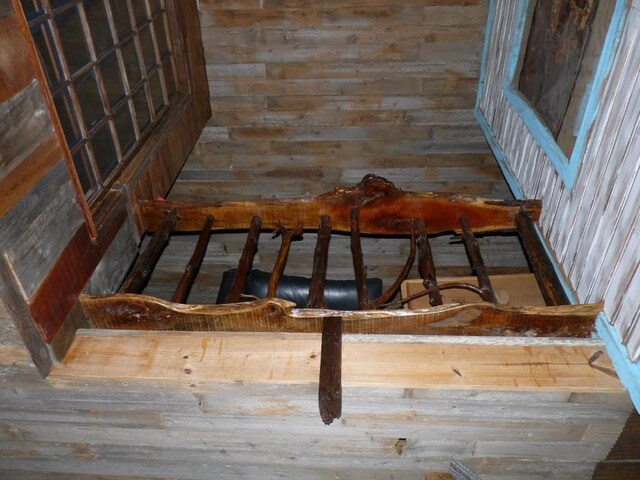 view of unfinished attic