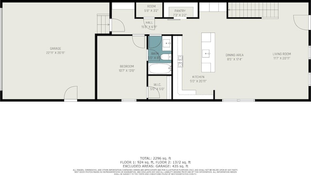 3106B Wellington Ave, Nashville, TN 37212 - floor plan