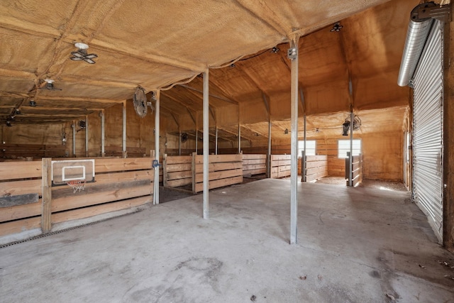 view of horse barn