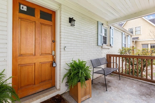 210 Cherokee Rd, Nashville, TN 37205 - property entrance featuring brick siding and covered porch