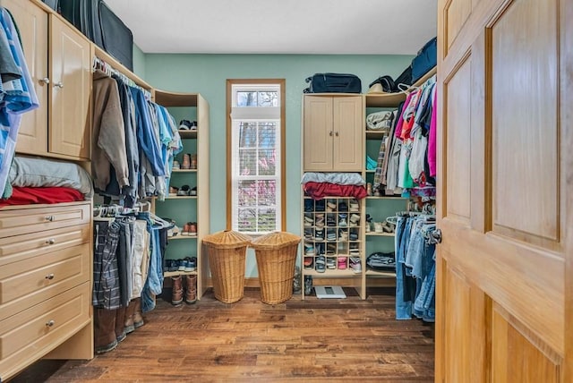 700 Falls Rd, Monterey, TN 38574 - spacious closet with wood finished floors