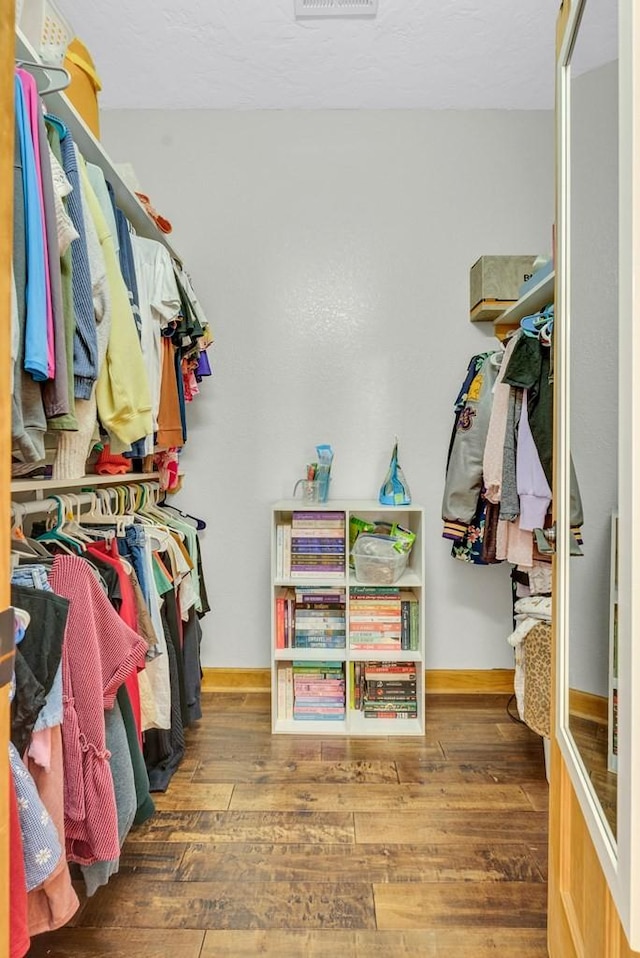 700 Falls Rd, Monterey, TN 38574 - walk in closet featuring hardwood / wood-style flooring