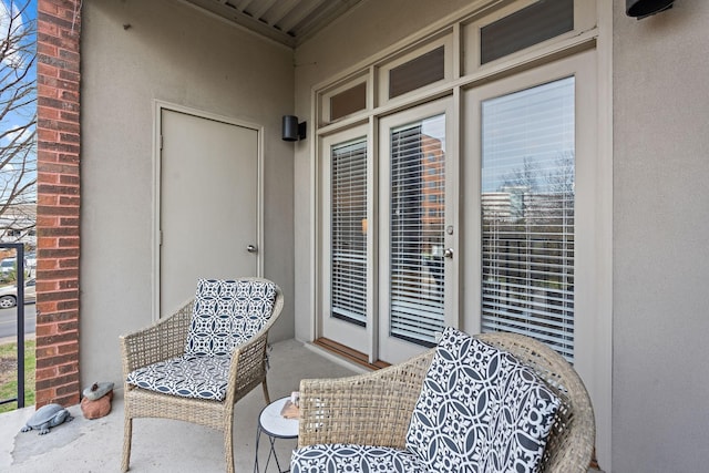 exterior space featuring stucco siding