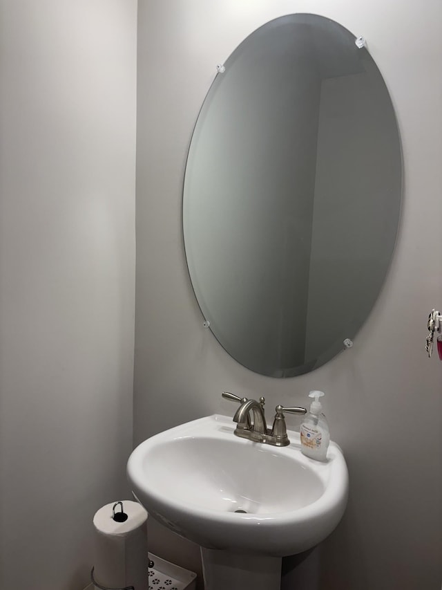 bathroom with a sink