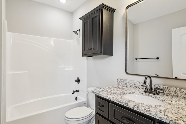 2042 Imagine Cir, Spring Hill, TN 37174 - bathroom with vanity, toilet, and tub / shower combination