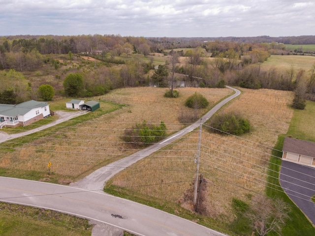 1601 Harvie Mills Rd W, Cookeville, TN 38501 - drone / aerial view featuring a rural view
