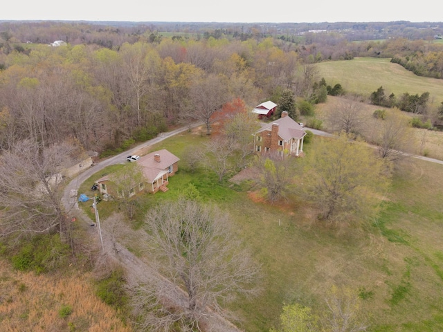 1601 Harvie Mills Rd W, Cookeville, TN 38501 - bird's eye view with a wooded view and a rural view
