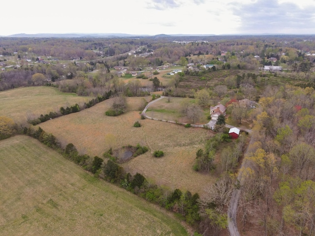 1601 Harvie Mills Rd W, Cookeville, TN 38501 - drone / aerial view featuring a rural view