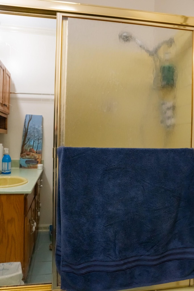 1601 Harvie Mills Rd W, Cookeville, TN 38501 - bathroom featuring vanity and tile patterned flooring