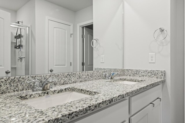 810 Dallas Dr, Columbia, TN 38401 - full bathroom featuring double vanity and a sink