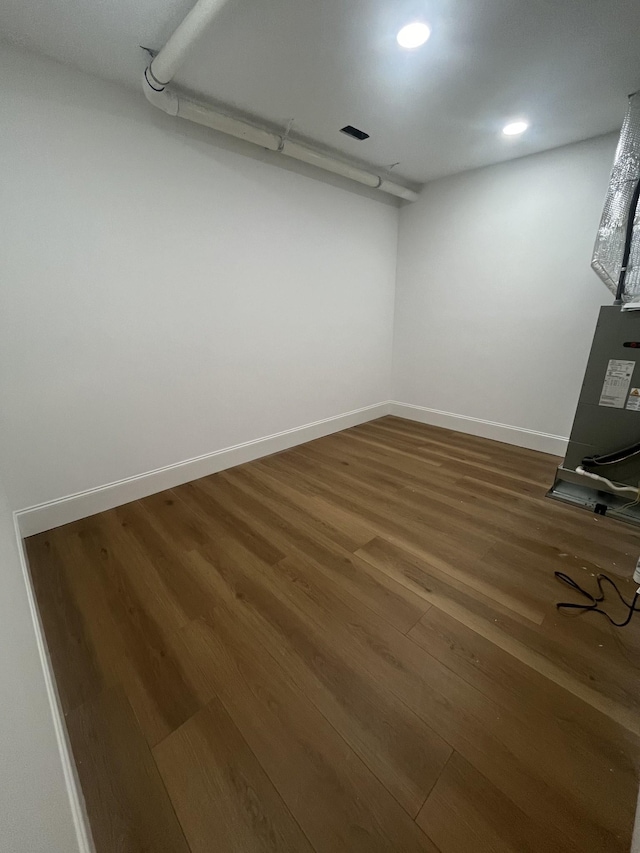 1168 N Franklin Ave, Cookeville, TN 38501 - basement featuring wood finished floors, baseboards, and recessed lighting
