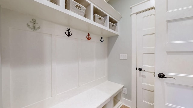 view of mudroom