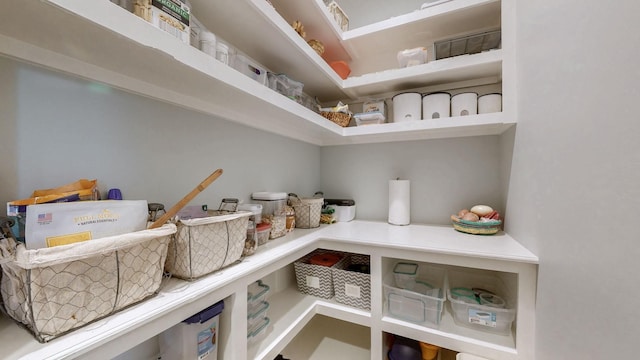 view of pantry
