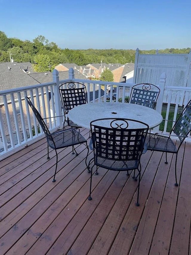 3001 Hamilton Church Rd Unit 216, Antioch, TN 37013 - wooden deck featuring outdoor dining area