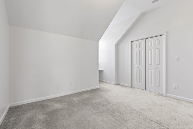 142 Big Ben Ct, Franklin, TN 37067 - additional living space featuring carpet, visible vents, baseboards, and vaulted ceiling