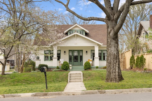 4610 Elkins Ave, Nashville, TN 37209 - view of front of property with a porch and a shingled roof