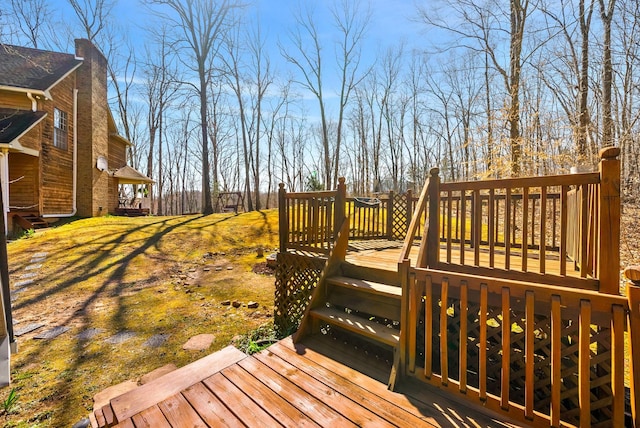 view of deck