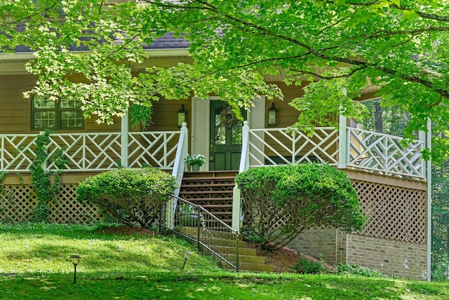 4862 Louise Rd, Cumberland Furnace, TN 37051 - gate with a porch and stairs