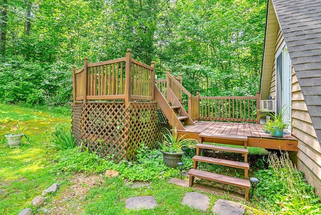 4862 Louise Rd, Cumberland Furnace, TN 37051 - wooden terrace featuring stairs